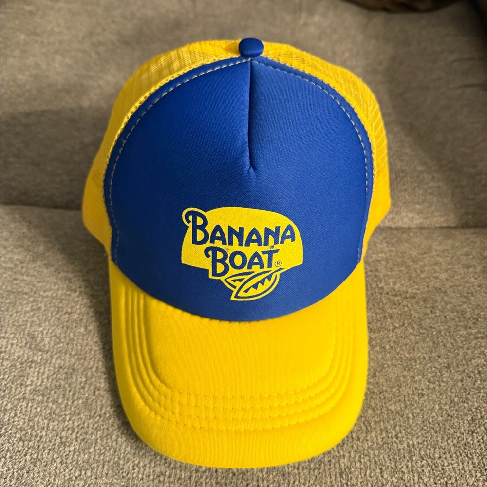 Banana Boat Blue and Yellow Cap